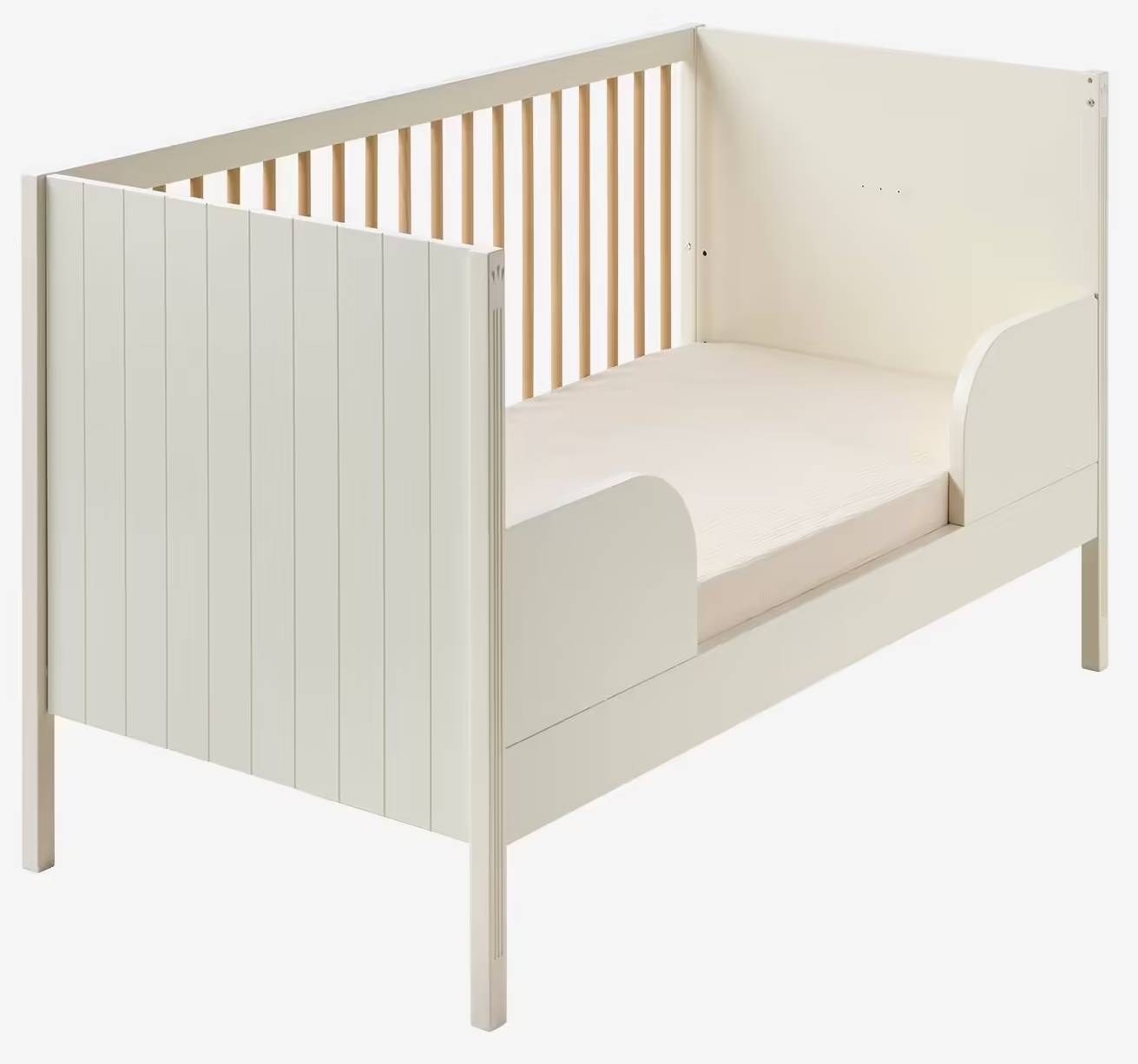 Lit bébé évolutif LIGNE CHAMPÊTRE 70 x 140 cm - Vertbaudet