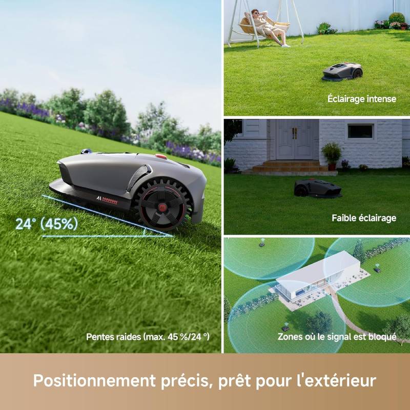 Robot tondeuse NAVIMOW i105e Surface de tonte 500 m² - Electro Dépôt
