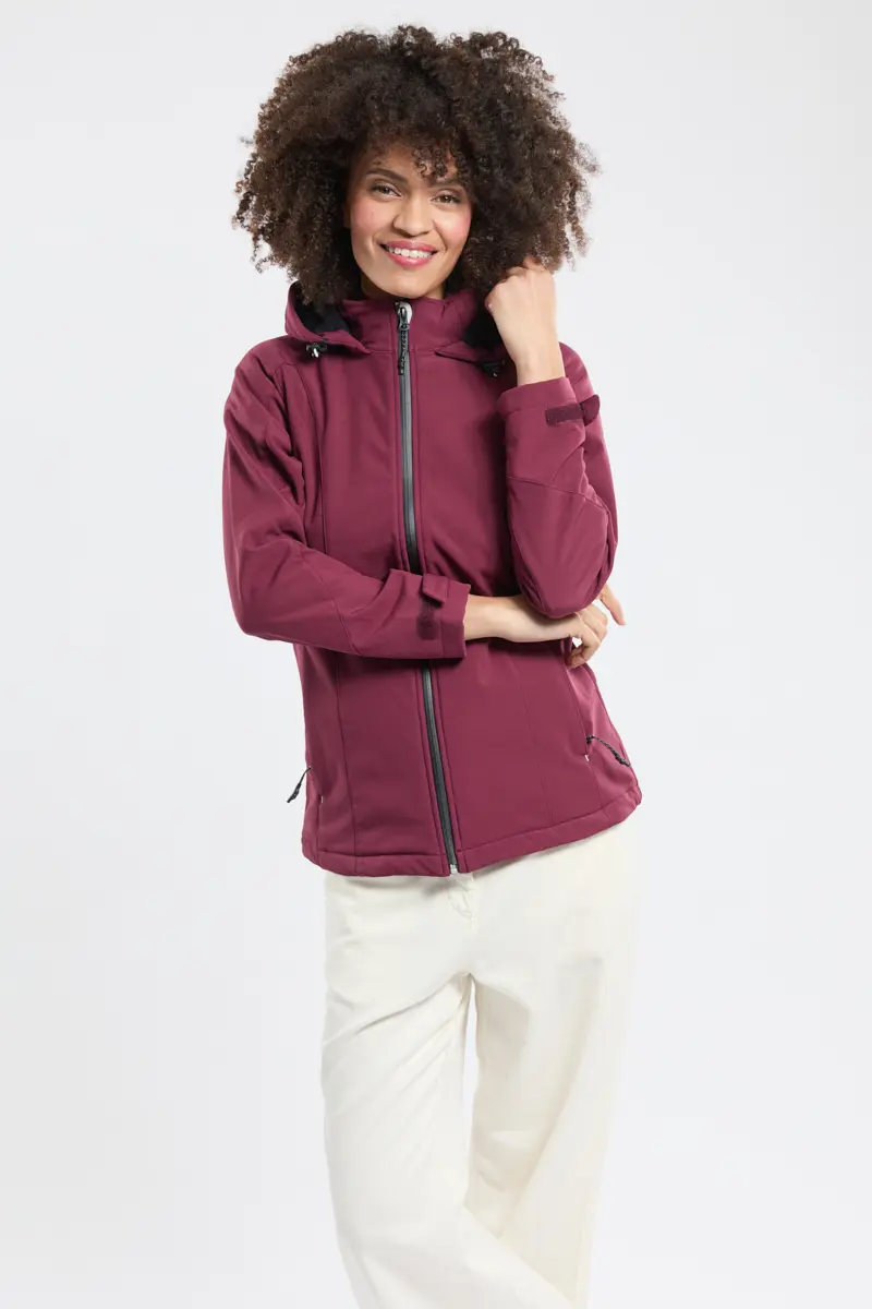 Veste Softshell SITIA Femme Armor Lux Cranberry