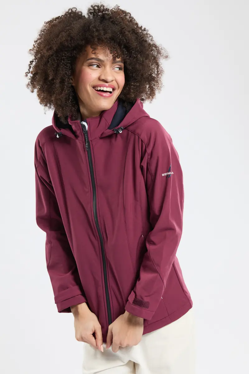 Veste softshell SITIA Femme Armor Lux Cranberry