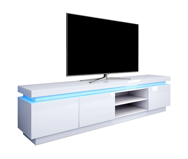 Meuble TV LED COLORS Blanc