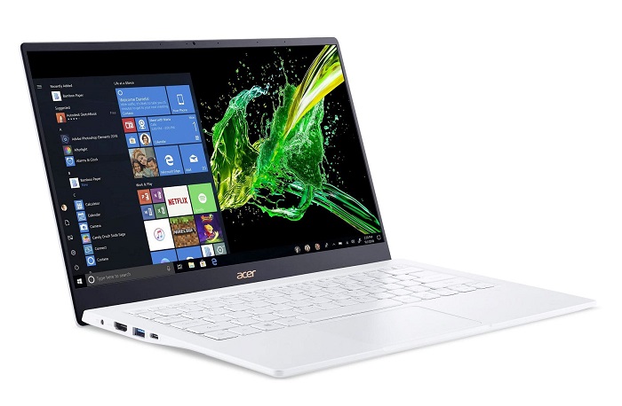 Acer Swift 5 SF514-54GT Ordinateur portable ultrafin tactile Blanc