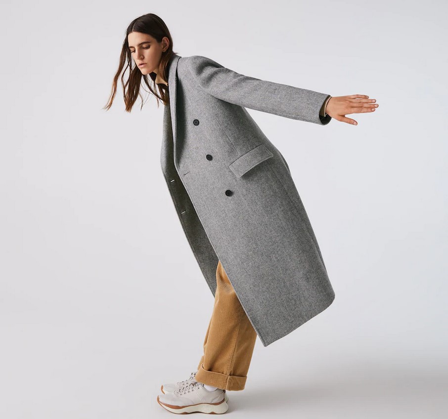 manteau long lacoste