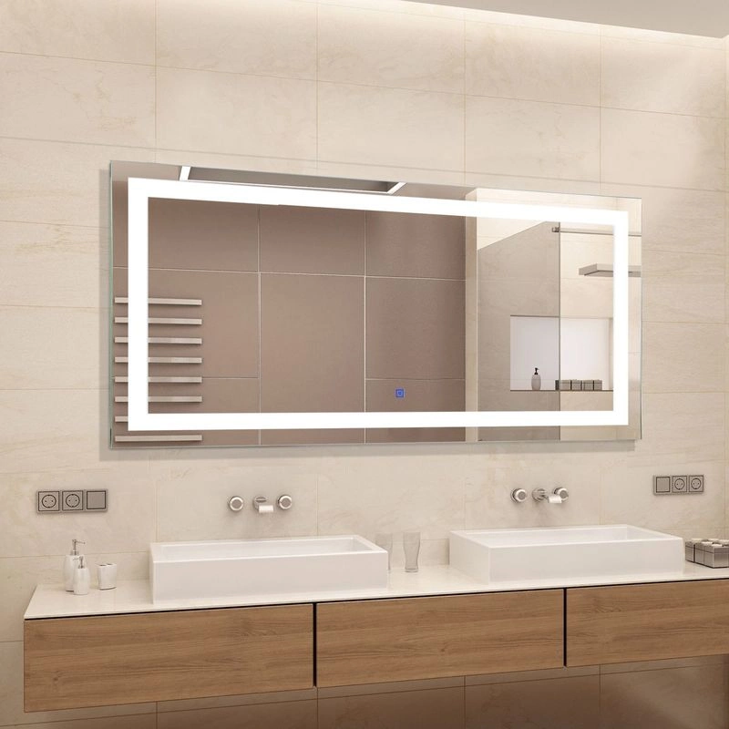 Miroir lumineux LED salle de bain miroir rectangulaire