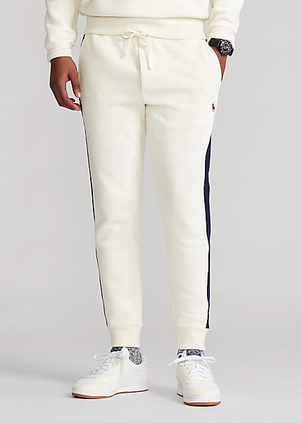 Polo Ralph Lauren Pantalon de jogging en molleton Crème chic