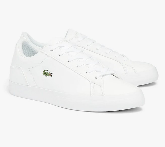 Sneakers Lerond BL Lacoste en cuir et synthétique Blanc