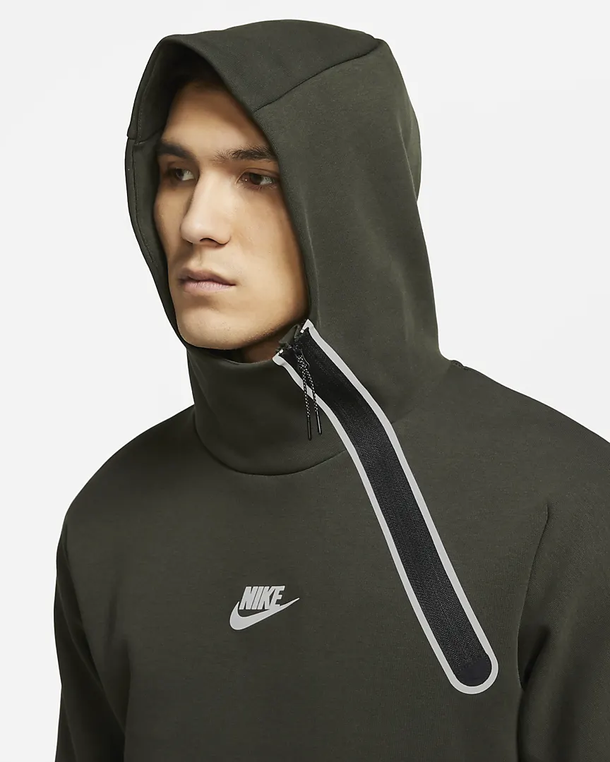 Nike Sportswear Tech Fleece Sweat à capuche Séquoia/Noir pour Homme