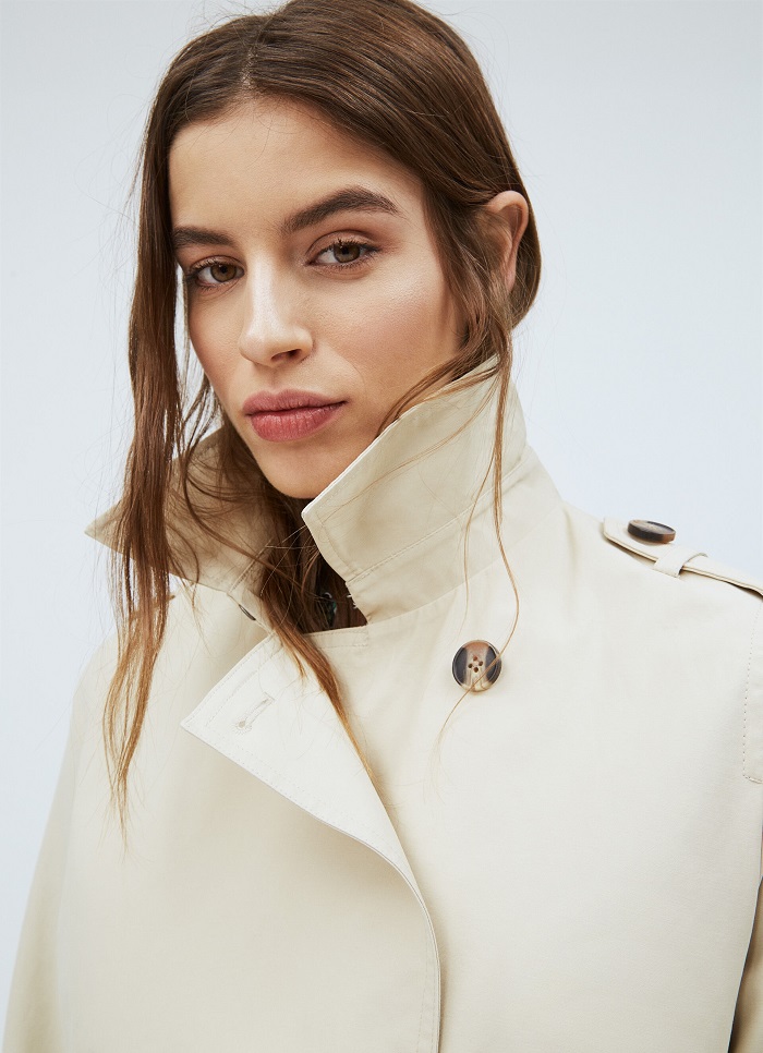 TRENCH 3/4 TANIA Beige PEPE JEANS