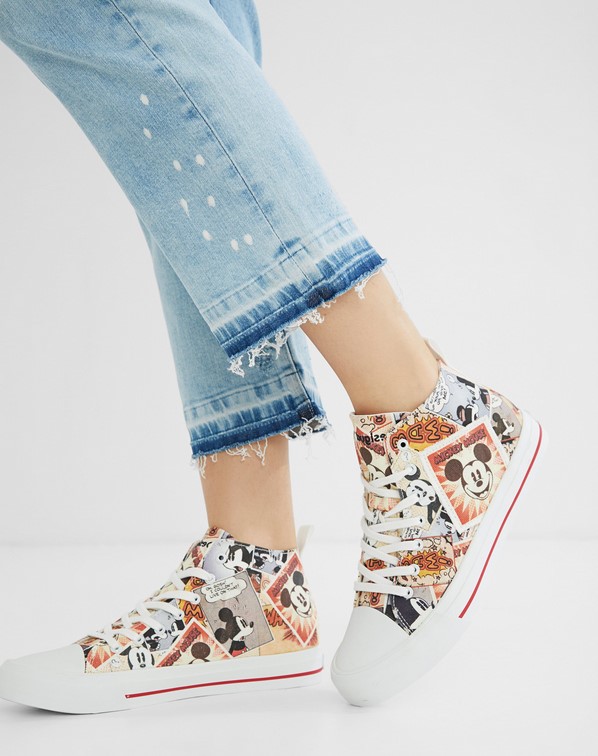 Baskets botte Mickey Mouse Desigual