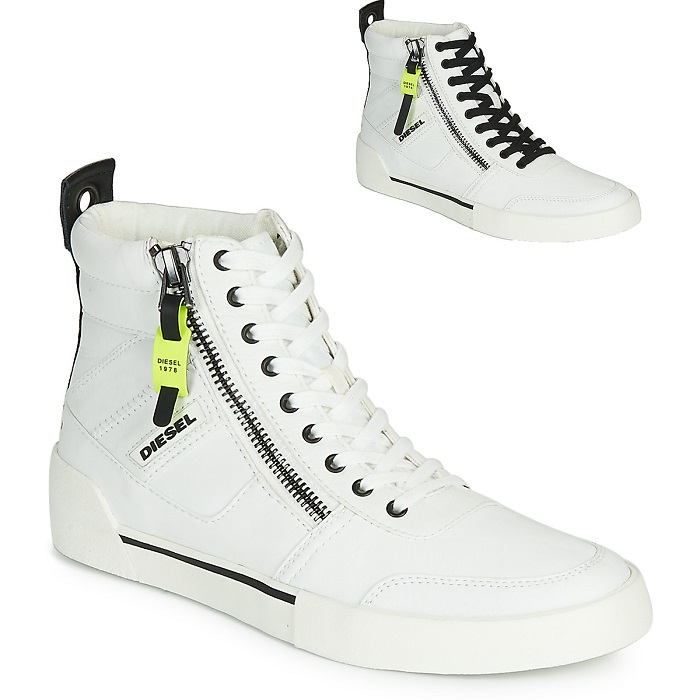 Diesel S-DVELOWS Baskets Montantes Blanches