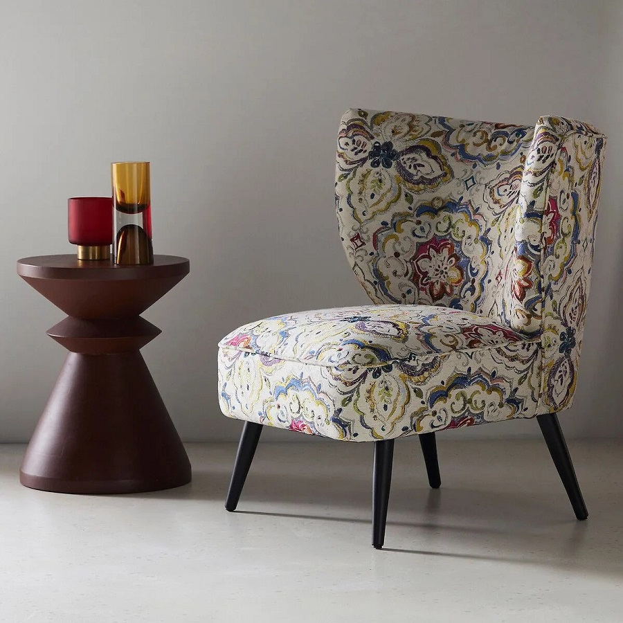 Fauteuil polyester FRANCK Multicolore