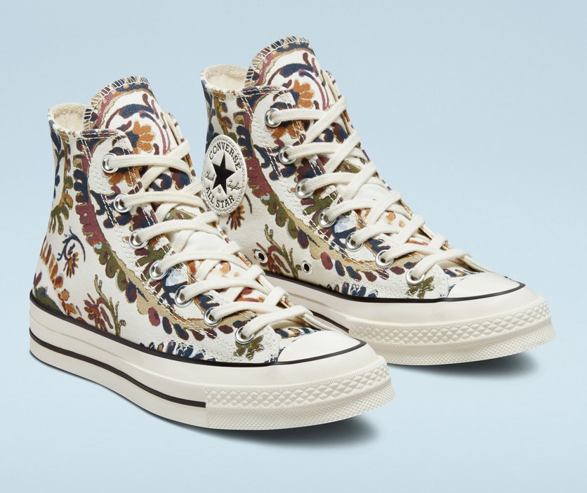 Converse Chuck 70 Fall Florals Aigrette/Surplus terrain/Blé