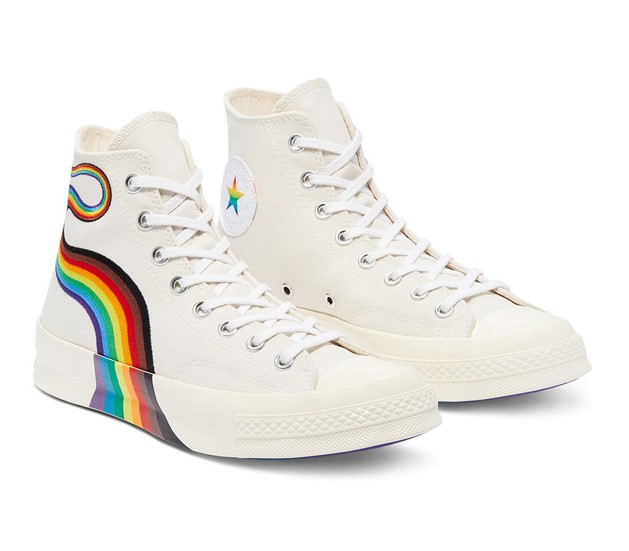 Converse Chuck 70 Pride montante Aigrette/Multicolore/Blanc