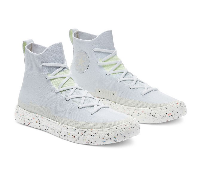 Converse Chuck Taylor All Star Crater Knit montante white/egret/barely volt