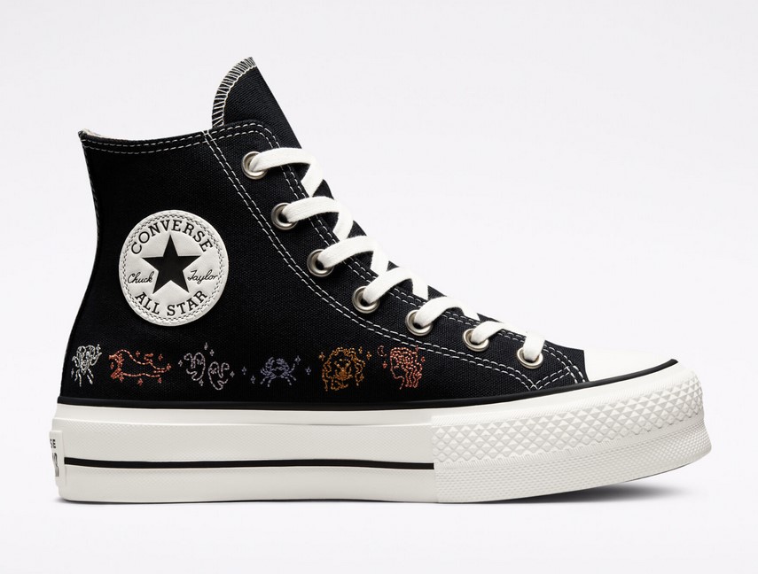 Converse Chuck Taylor All Star Mystic World Platform Noir/Aigrette/Multicolore