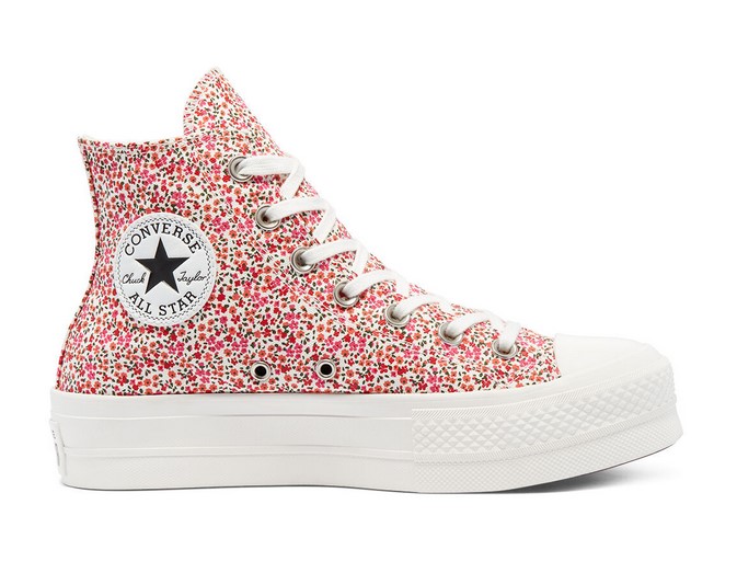 Frank Verduisteren rechtbank Converse Chuck Taylor All Star Vintage Floral Platform montante Blanc  vintage/Rouge université - Baskets Femme Converse - Iziva.com