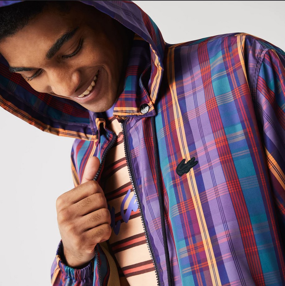 Veste lacoste clearance a carreaux
