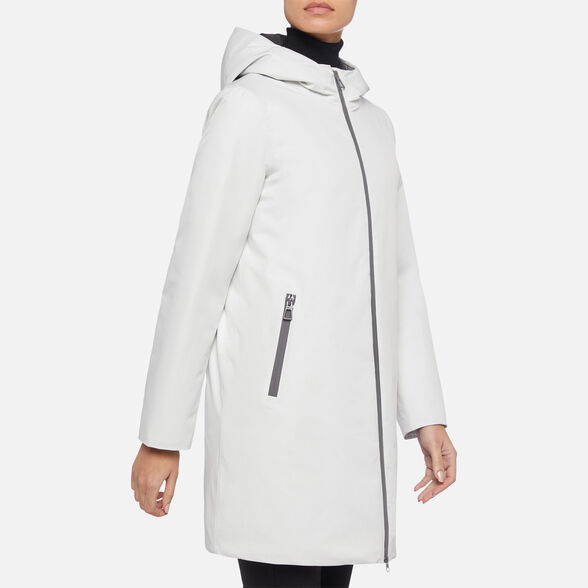 GEOX GENDRY Parka Blanche