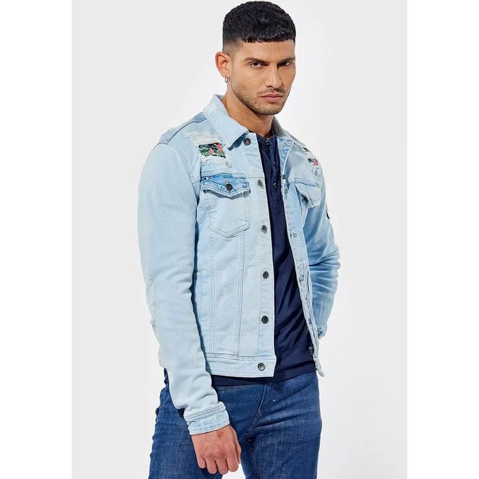 Veste coton ARWAR KAPORAL Bleu