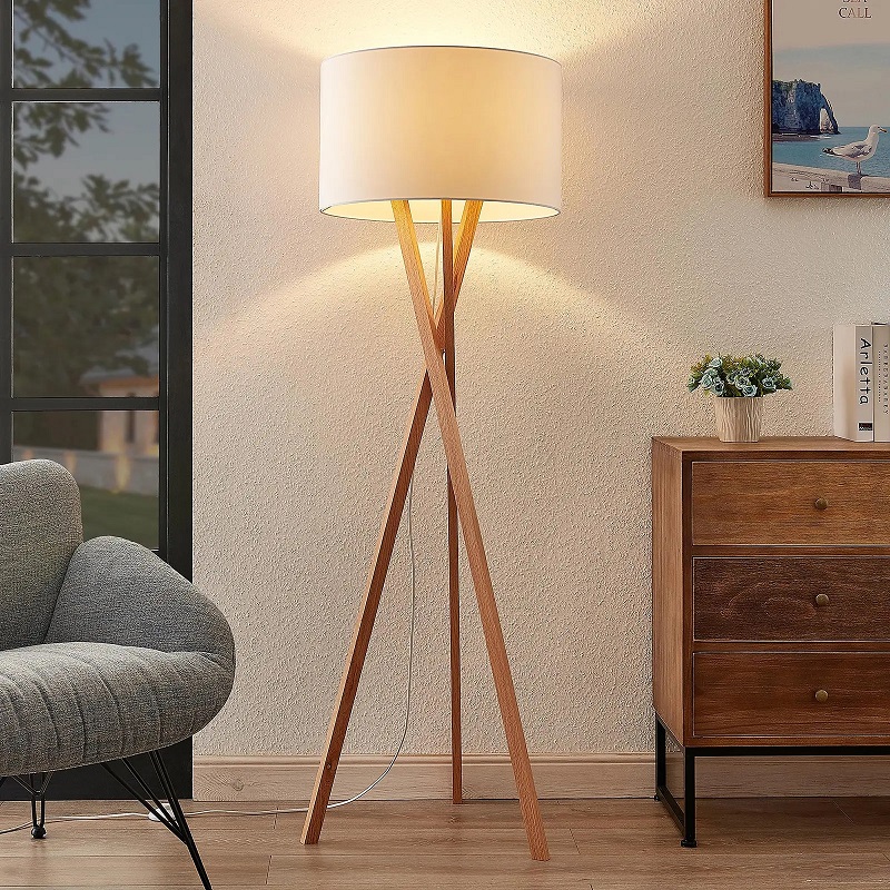 Lampadaire Trépied Auriane Lucande, What Is A Threshold Lamp Shade Called