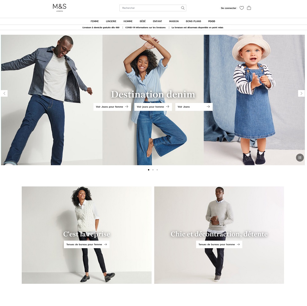 Marks and Spencer Vetements - Marks and Spencer Mode Femme, Homme, Enfants