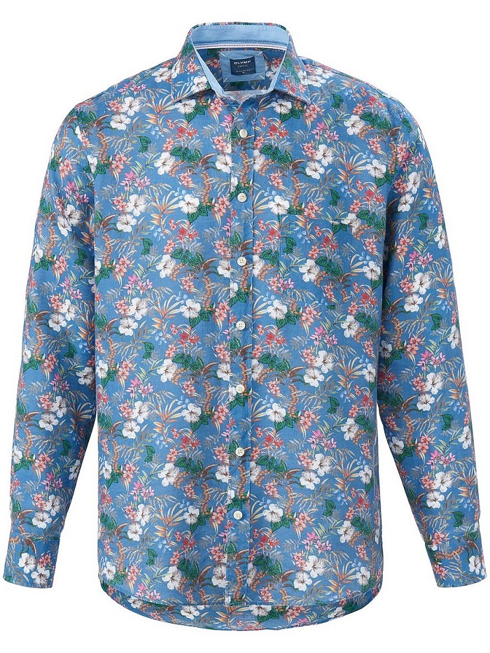 La chemise 100% coton bleu Peter Hahn Homme Vêtements Chemises Manches longues 