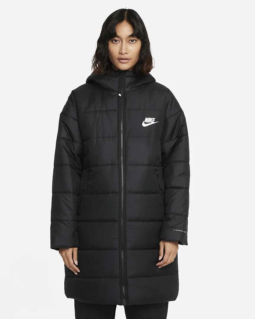 Nike Sportswear Therma-FIT Repel Parka à capuche Noir/Blanc