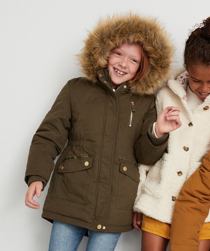 parka rembourrée à capuche