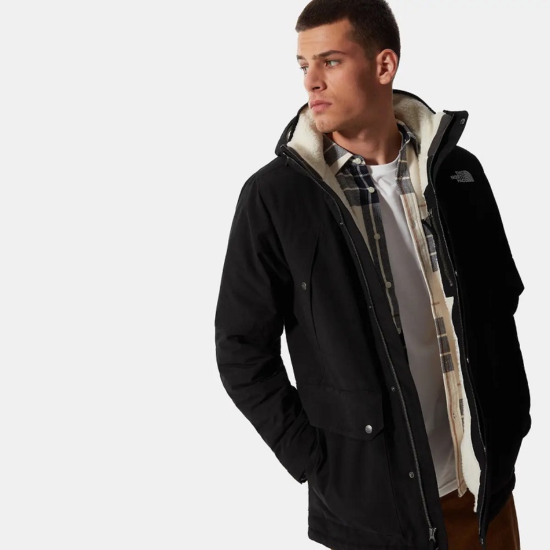 parka homme doublure sherpa