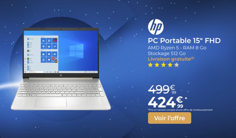 PC Portable HP 15s-eq1157nf