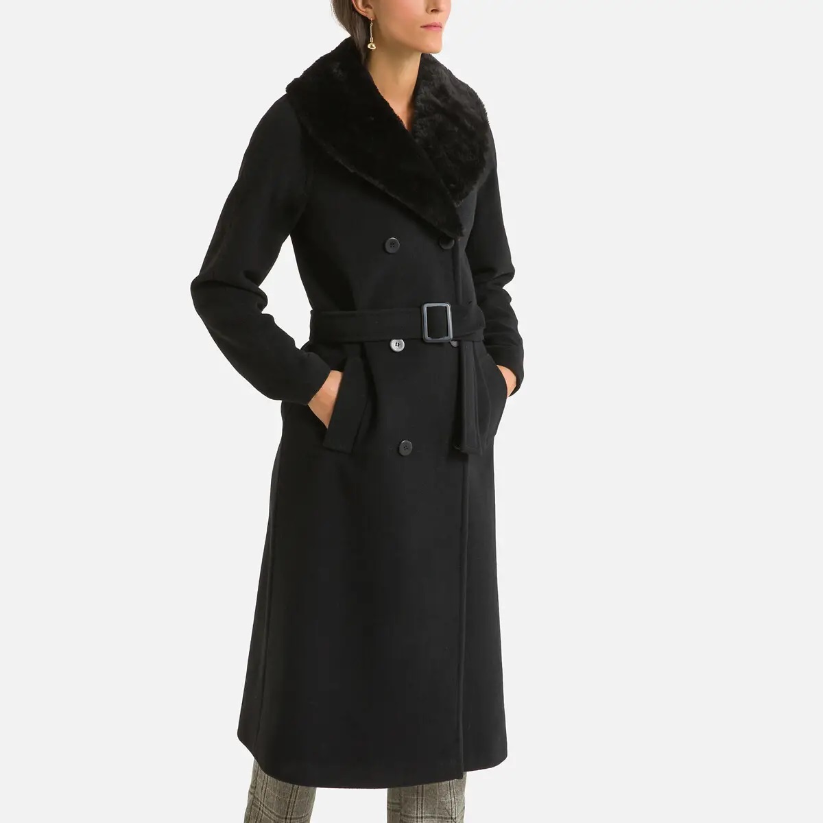 manteau femme long la redoute