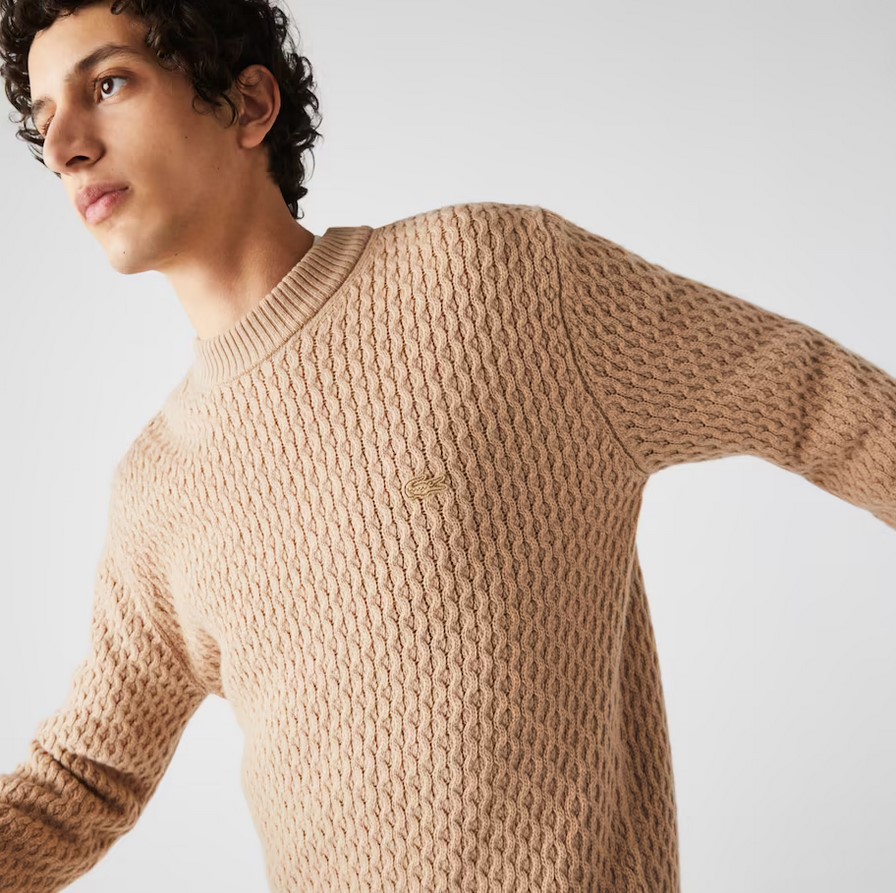 Pull beige best sale lacoste