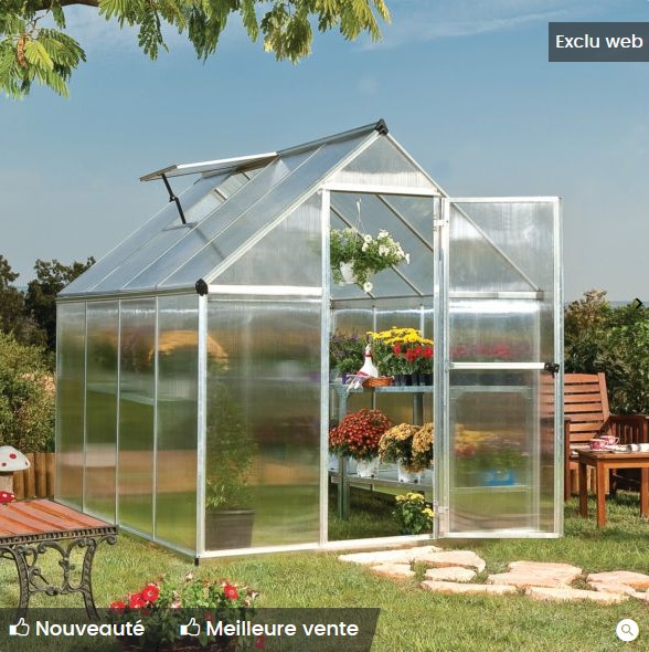 Serre polycarbonate MYTHOS Palram Canopia 4.6 m²