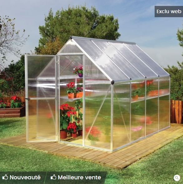 Serre polycarbonate MYTHOS Palram Canopia 4.6 m²