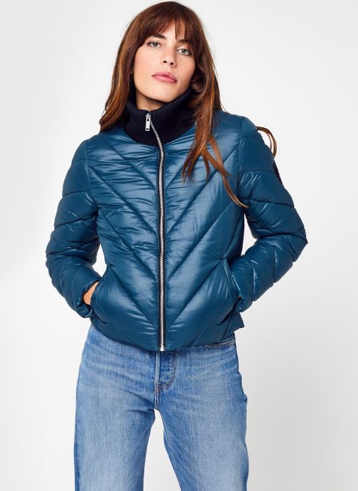 Doudoune courte IKKS col montant paon Doudoune Femme IKKS