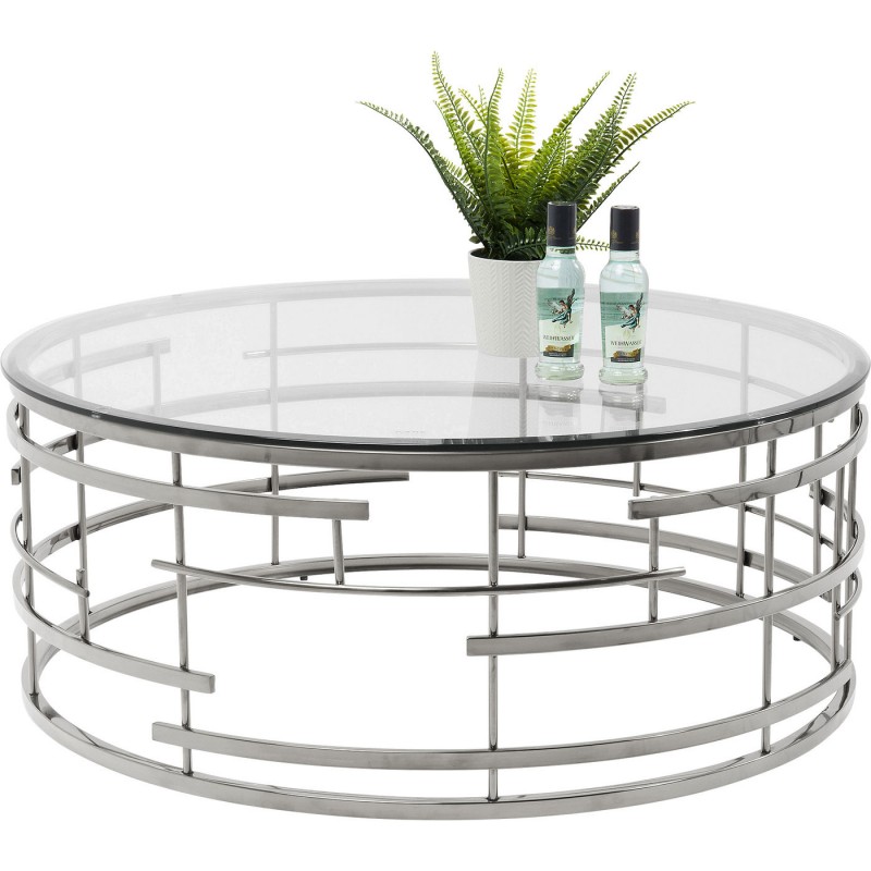  Table basse Jupiter argentée Kare Design