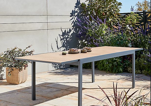 Table de jardin en aluminium MORLAIX Blooma