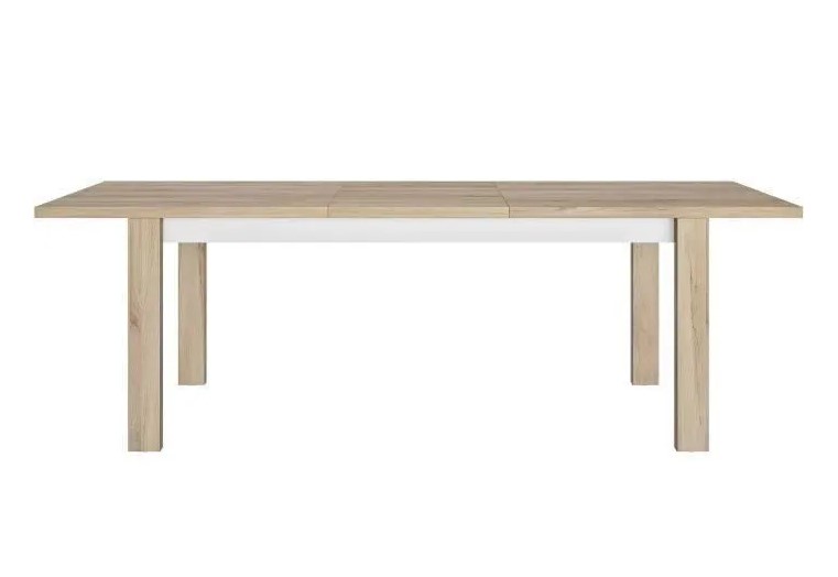Table rectangulaire OLERON avec allonge Décor chêne