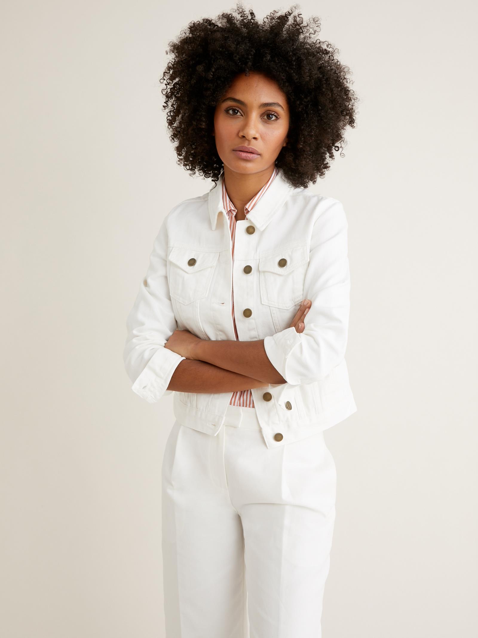 Veste Femme en Jean Cyrillus Blanche