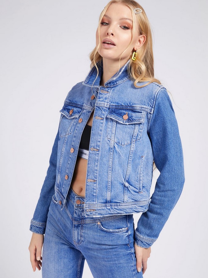 VESTE JEAN CLASSIQUE Guess blue