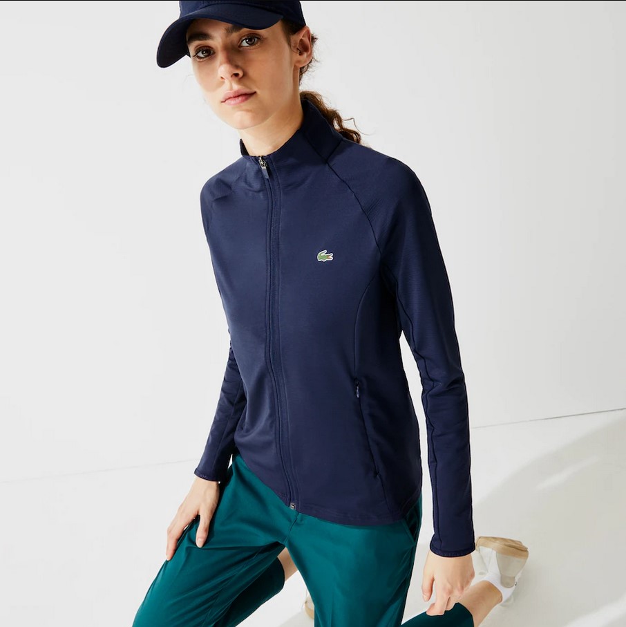 gilet lacoste femme bleu marine