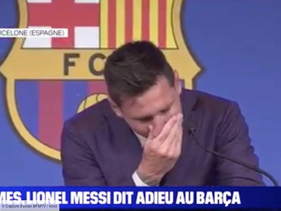 VIDEO Lionel Messi craque lors de sa conférence de presse, les internautes émus par ses larmes