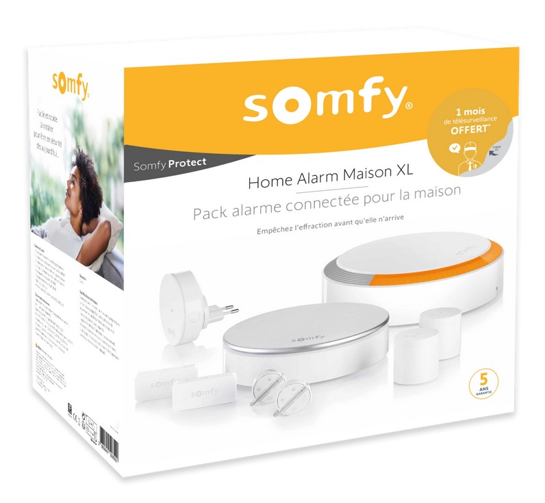 Alarme maison sans fil connecté SOMFY Home alarm XL