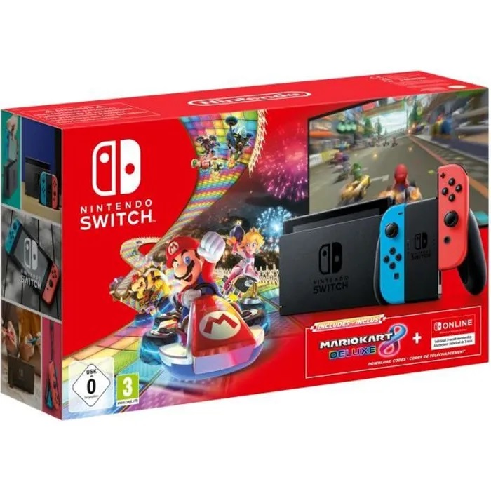 Pack Console Nintendo Switch + Mario Kart 8 Deluxe