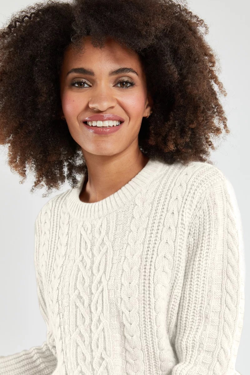 Pull irlandais Héritage Armor Lux lambswool Beige