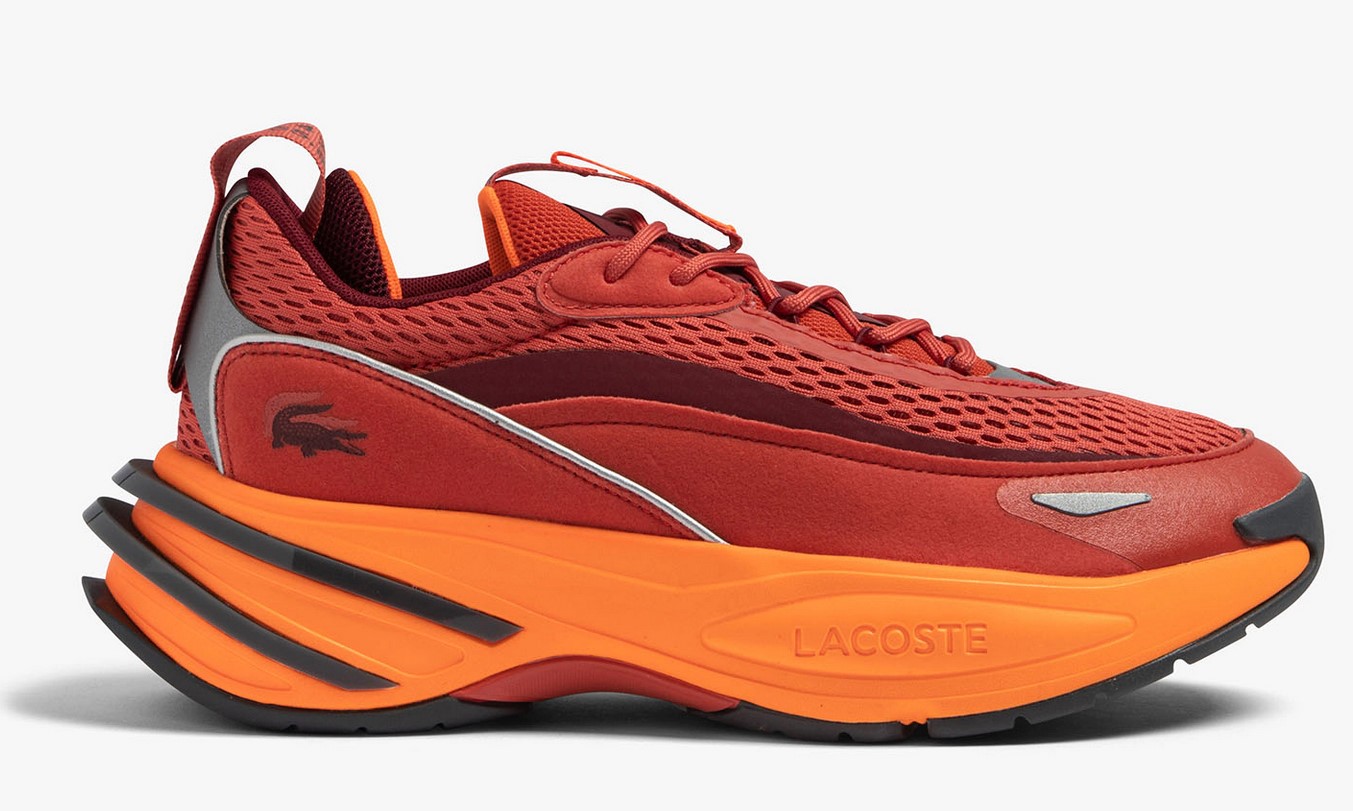 Sneakers ODYSSA Lacoste en textile Red/Orange
