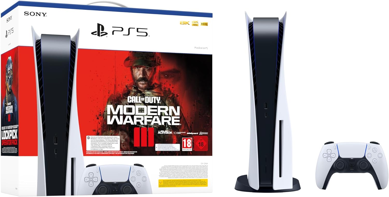 Console PS5 Standard + Jeu Call of Duty MODERN WARFARE III pas cher Console de Jeux Electro