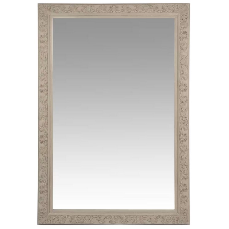 Grand miroir rectangulaire ALIENOR à moulures beiges 120x180 cm - Maisons du Monde