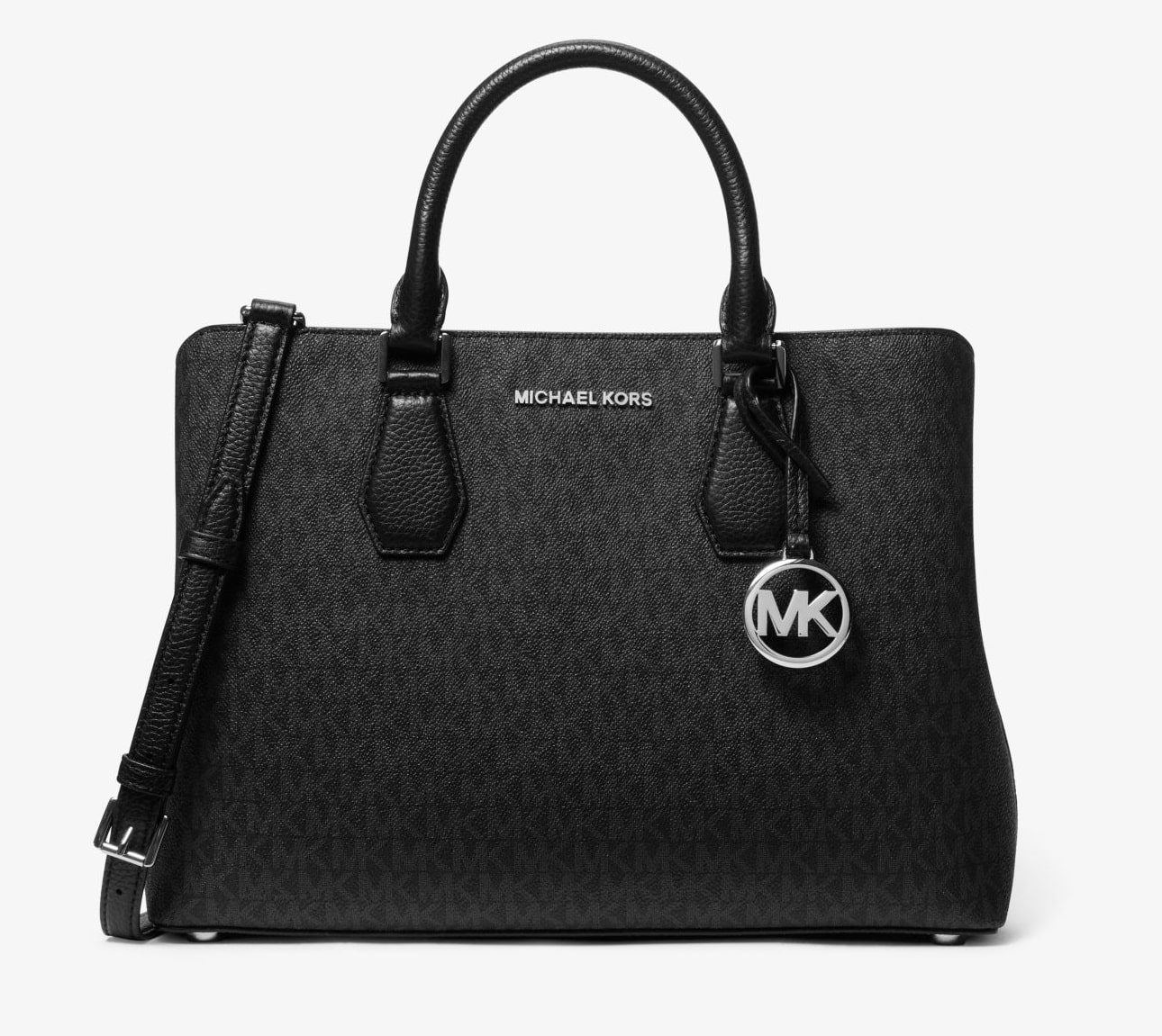 MICHAEL Michael Kors Grand sac CAMILLE à logo noir - Sacs à Main Michael Kors