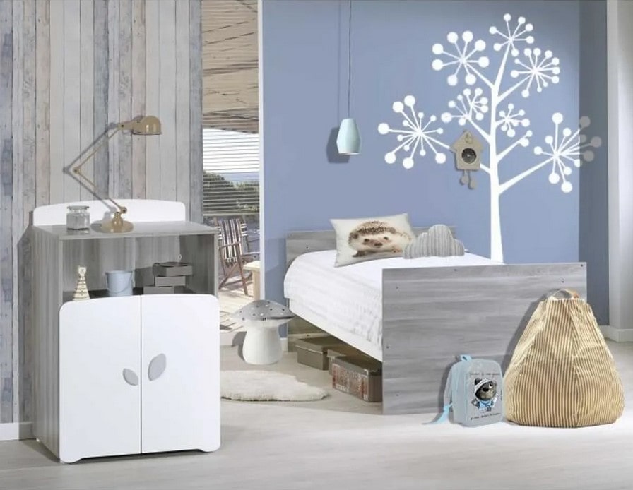 Lit combiné Evolutif Babyprice LEAF 120x60cm